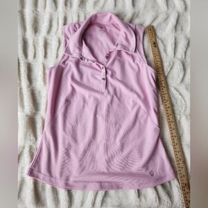 GGblue Luxe Sport Medium Sleeveless Golf Polo Anti-microbial and moisture wickin